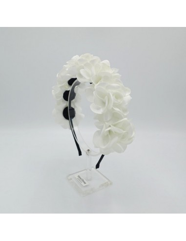 DIADEMA FLORES DE ORGANZA "PRIMAVERA"